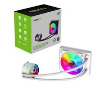 GameMax Iceburg 120mm RGB AIO Liquid CPU Cooler - White