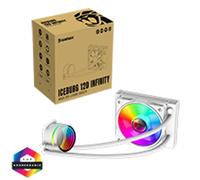 GameMax IceBurg 120mm White AIO Infinity ARGB Water Cooler CPU PC Liquid Cooling