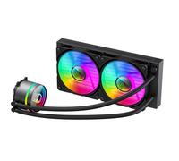 GameMax All-in-One Liquid Cooler Iceburg GMX-ICB-240ARGB 240mm ARGB Black