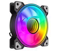GameMax Infinity 120mm Dual-Ring ARGB Fan - Black