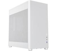GameMax Meshbox Full White Gaming Case, ATX, Mesh Panels, Modular Design, Vertical Airflow Design, No Fans inc., USB-C