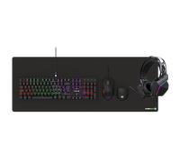 GameMax Pulse 4-in-1 Mechanical Keyboard, Mouse, Headset and Mouse Pad
