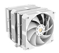 GameMax Twin600 Dual-Tower White CPU Tower Air Cooler PWM Fan 6 Heat Pipes - GMX-TWIN600-WT