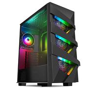 GameMax Vengeance ARGB PC Gaming Case, ATX, 4 Razor Extreme ARGB | Black