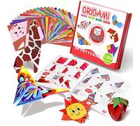 GAMENOTE Origami Kit for Kids Ages 8-12, 54 Projects, 120 Sheets with Book