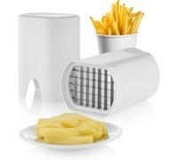 Gamenote Potato Slicer, Manual Stainless Steel Home Kitchen French Fries Slicer for French Fries Potatoes Vegetables