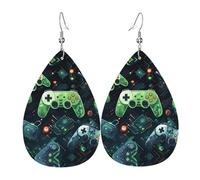 Gamepad Circuit Version Leather earrings, European and American style earrings for young women, birthday gifts/Valentine's Day gifts
