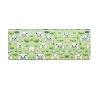 Gamepad in The Grass Extra-Large Keyboard and Mouse pad (12x31.5 inches), Suitable for Computers, Game Consoles, etc., Suitable for Both Office and Study, improving Efficiency and Comfort!