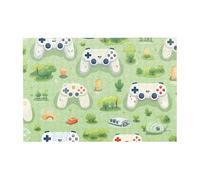 Gamepad in the grass Pattern Wooden Jigsaw Puzzle Horizontal 300 Pieces for Family Leisure and Creativity Enhancement