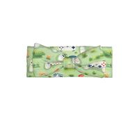 Gamepad in the grass Printed Baby Headband, Soft and Breathable Bow Hair Accessory - Suitable for newborns 0-6 months old