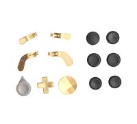 Gamepad Paddle Accessory Set, Gamepad Swap,Joysticks Paddles Metal Replacement,Silicone Material,Swap Thumbsticks For One Series 2 Controller(gold)