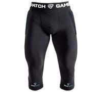 Gamepatch 3/4 Padded Football Goalie 3/4 Leggings Black XS