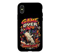 Gamer Arcade Ghost Club Retro Video Game Halloween Theme Case for iPhone X/XS