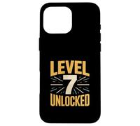 Gamer Birthday Level 7 Unlocked Seventh Party Case for iPhone 16 Pro Max