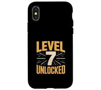 Gamer Birthday Level 7 Unlocked Seventh Party Case for iPhone X/XS