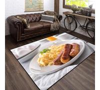 Gamer Carpets For Bedrooms Teenager Boy Girl Kids Coffee Food Bread Dessert Bed Rugs Bedroom Living Room Decorations Floor Indoor Area Rugs Non-Slip Rugs Pads 90 X 150 Cm /6296656602511