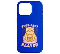 Gamer Cat Purr-fect Player Cute Gaming Case for iPhone 16 Pro