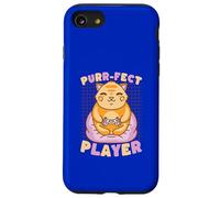 Gamer Cat Purr-fect Player Cute Gaming Case for iPhone SE (2020) / 7/8