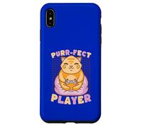 Gamer Cat Purr-fect Player Cute Gaming Case for iPhone XS Max