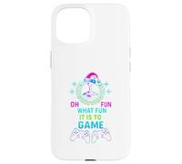 Gamer Christmas Oh What Fun It Is To Game Fun Mens Case for iPhone 15