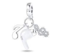 Gamer Console Headset Earphones Cat Dreamcatcher Sun Flower Moon Star Charm Bead Pendant 925 Sterling Silver Compatible With Pandora Charm Moments Bracelet (I Love Music Earphones)