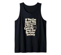 Gamer Controller Re Enter Society Tank Top