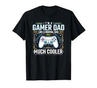 Gamer Dad Like A Normal Dad Only Much Cooler Video Games T-Shirt