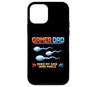 Gamer Dad Since My Kids Were Pixels Funny 80s 90s Adult Case for iPhone 12 mini