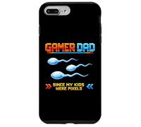 Gamer Dad Since My Kids Were Pixels Funny 80s 90s Adult Case for iPhone 7 Plus/8 Plus