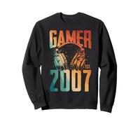 Gamer Estimated 2007 19th Birthday Video Gaming Boys Girls Sweatshirt