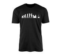 Gamer Evolution T-Shirt - Boys Men Gamer Gaming Top Tee Clothing Gifts Present Idea Teenager Teen Nerdy Video Game Controller Gadget Birthday Christmas (Black, XL)