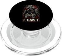 Gamer F-Caw-F Crow F Caw F Black Bird FcawF Raven Men Teens PopSockets PopGrip for MagSafe