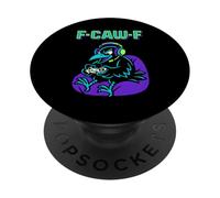 Gamer F Caw F Crow F-Caw-F Black Bird Raven Men Teen Boy PopSockets Adhesive PopGrip