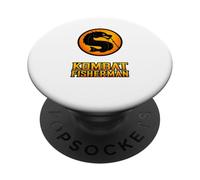 Gamer Fish Fishing Birthday gifts Game Combat Fisherman PopSockets Adhesive PopGrip
