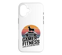 Gamer Fitness Level Up In Gym And Park Case for iPhone 16