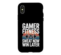 Gamer Fitness Sweat Now Win Later Gaming Workout Case for iPhone X/XS