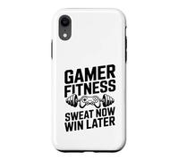 Gamer Fitness Sweat Now Win Later Gaming Workout Case for iPhone XR