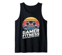 Gamer Fitness Sweat Now Win Later Gaming Workout Tank Top