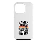 Gamer Fitness Sweat Now Win Later Walk Daily Gaming Workout Case for iPhone 13 Pro