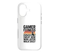 Gamer Fitness Sweat Now Win Later Walk Daily Gaming Workout Case for iPhone 17