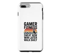 Gamer Fitness Sweat Now Win Later Walk Daily Gaming Workout Case for iPhone 7 Plus/8 Plus