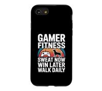 Gamer Fitness Sweat Now Win Later Walk Daily Gaming Workout Case for iPhone SE (2020) / 7/8