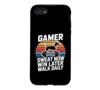 Gamer Fitness Sweat Now Win Later Walk Daily Gaming Workout Case for iPhone SE (2020) / 7/8