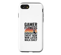 Gamer Fitness Sweat Now Win Later Walk Daily Gaming Workout Case for iPhone SE (2020) / 7/8