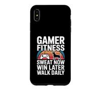 Gamer Fitness Sweat Now Win Later Walk Daily Gaming Workout Case for iPhone XS Max