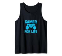 Gamer for Life Retro Game Controller Design Tank Top
