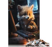Gamer Fox 1000 Piece Jigsaw Puzzle for Adults -Paper Puzzles- Relax Puzzles Games-Brain Teaser Puzzle 1000pcs (38x26cm)