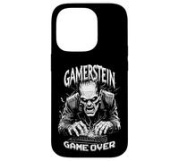 Gamer Frankenstein Gamerstein Game Over Funny Halloween Case for iPhone 14 Pro