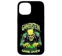 Gamer Frankenstein Gamerstein Game Over Funny Halloween Case for iPhone 15