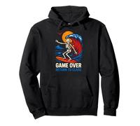 Gamer Game Over Return To Class Retro Boys First Day Pullover Hoodie